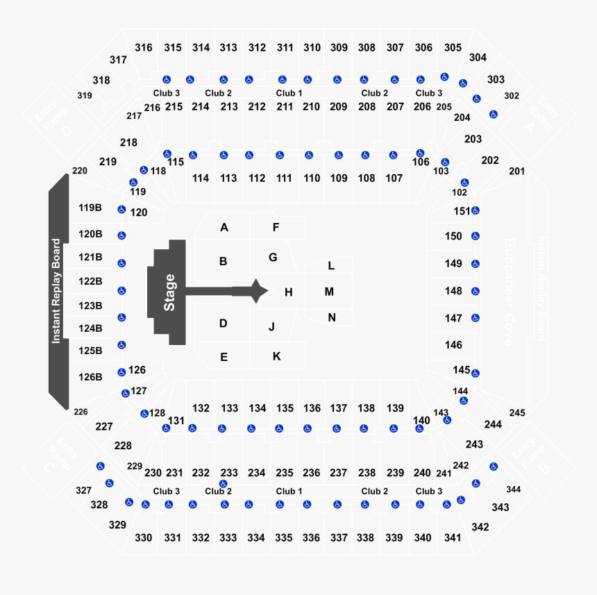 Raymond James Seating Chart Taylor Swift