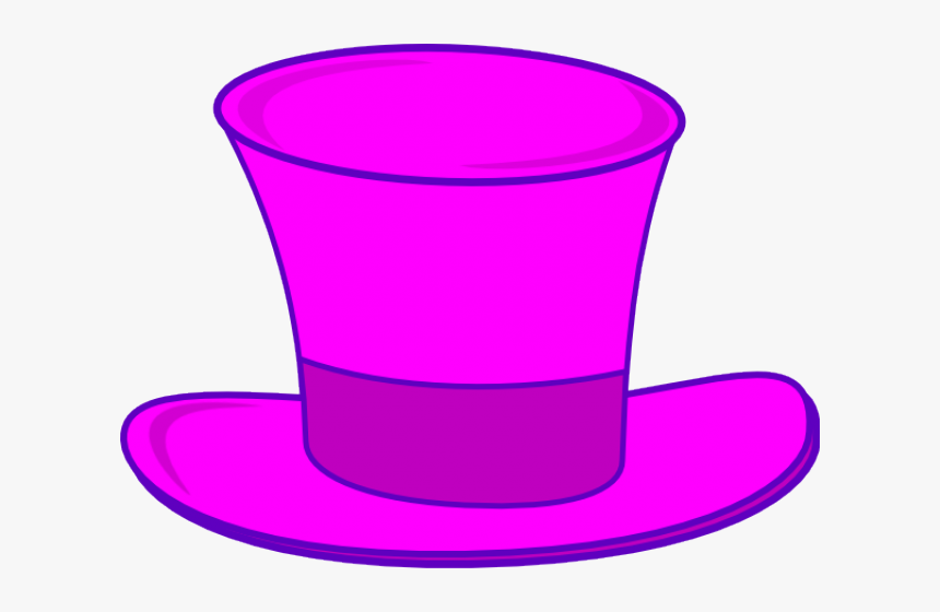 Transparent Top Hat Clipart - Purple Top Hat Clip Art, HD Png Download, Free Download