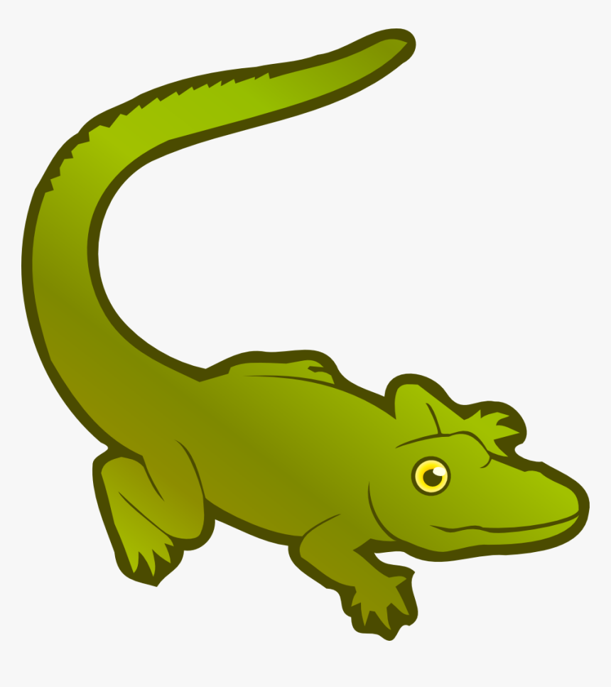 Onlinelabels Clip Art - Crocodile, HD Png Download, Free Download