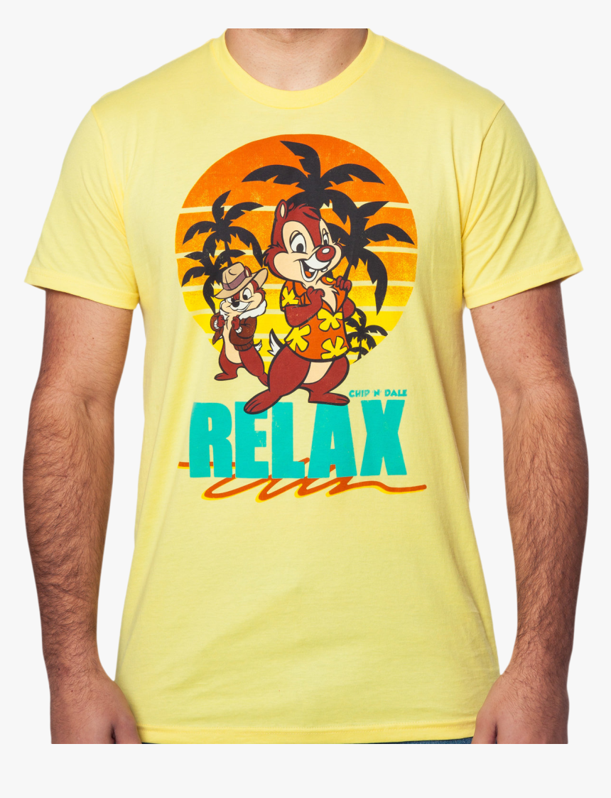 Chip N Dale Relax T-shirt - Chip Dale Disney Shirt, HD Png Download, Free Download