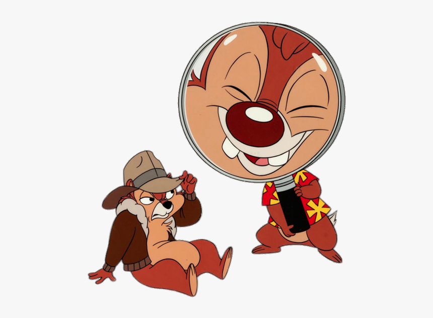 Dale Through Magnifying Glass, HD Png Download, Free Download