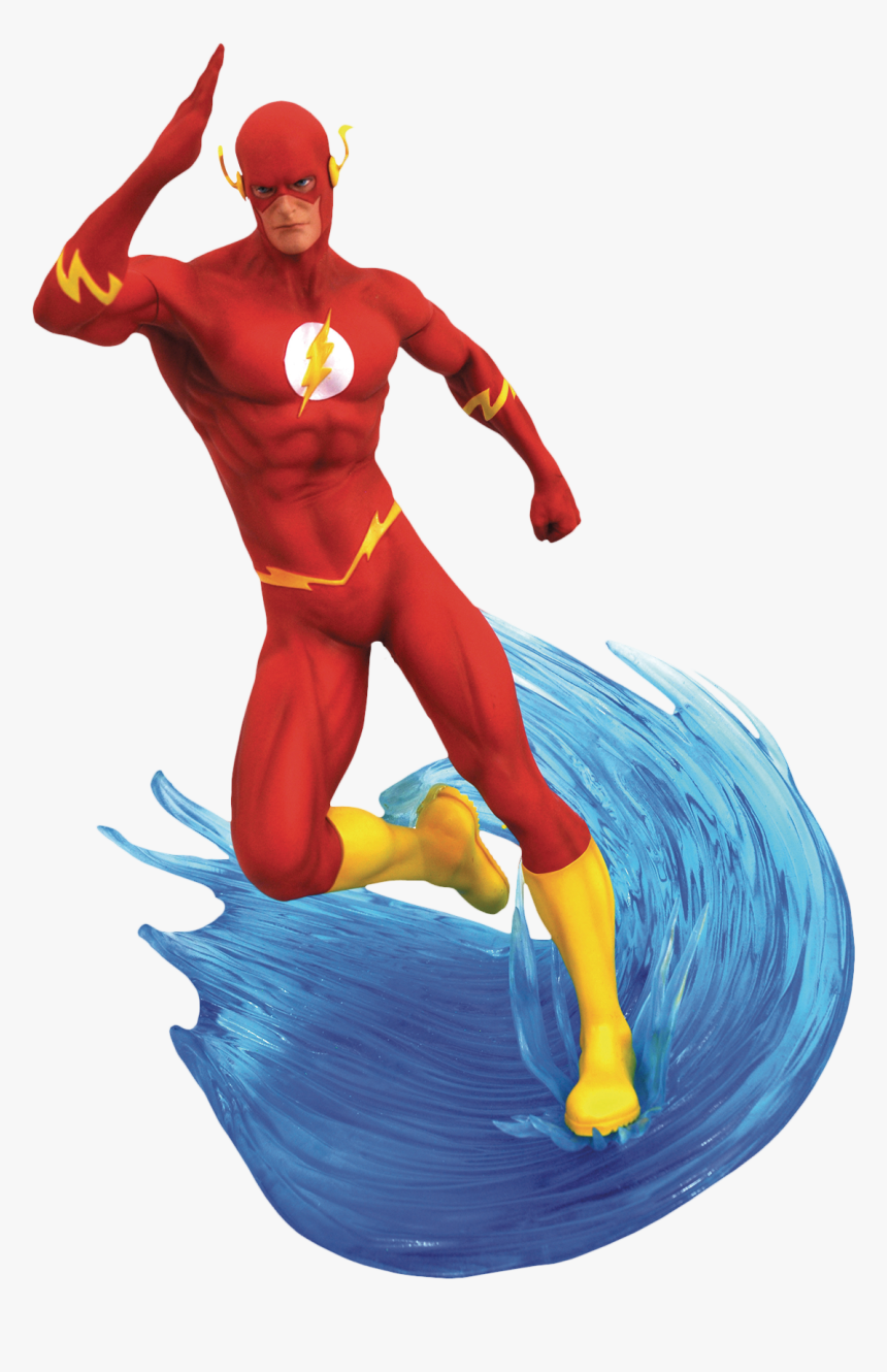 The Flash Dc Gallery 9” Pvc Diorama Statue - Flash Dc Gallery Figure, HD Png Download, Free Download