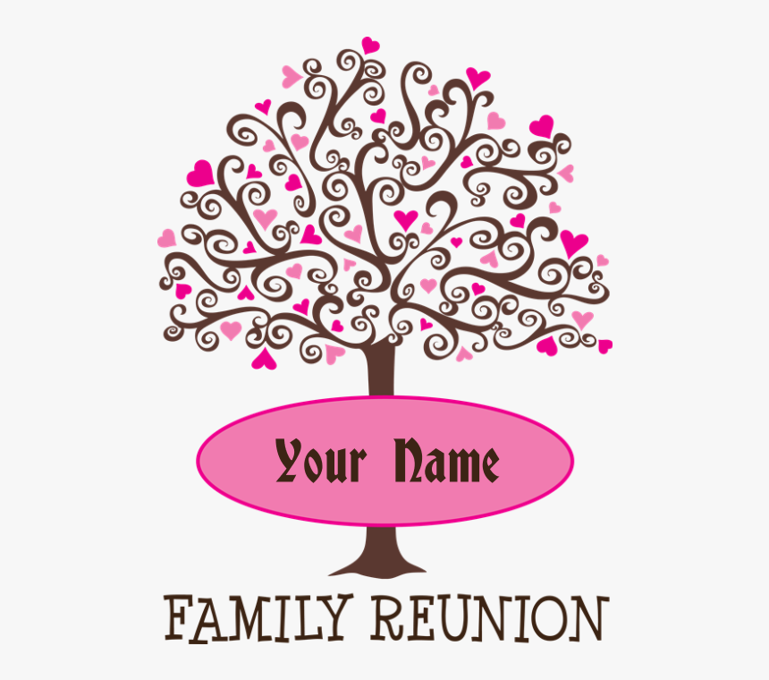 Clipart Trees Family Reunion, Clipart Trees Family - Design Family Reunion Logo, HD Png Download, Free Download