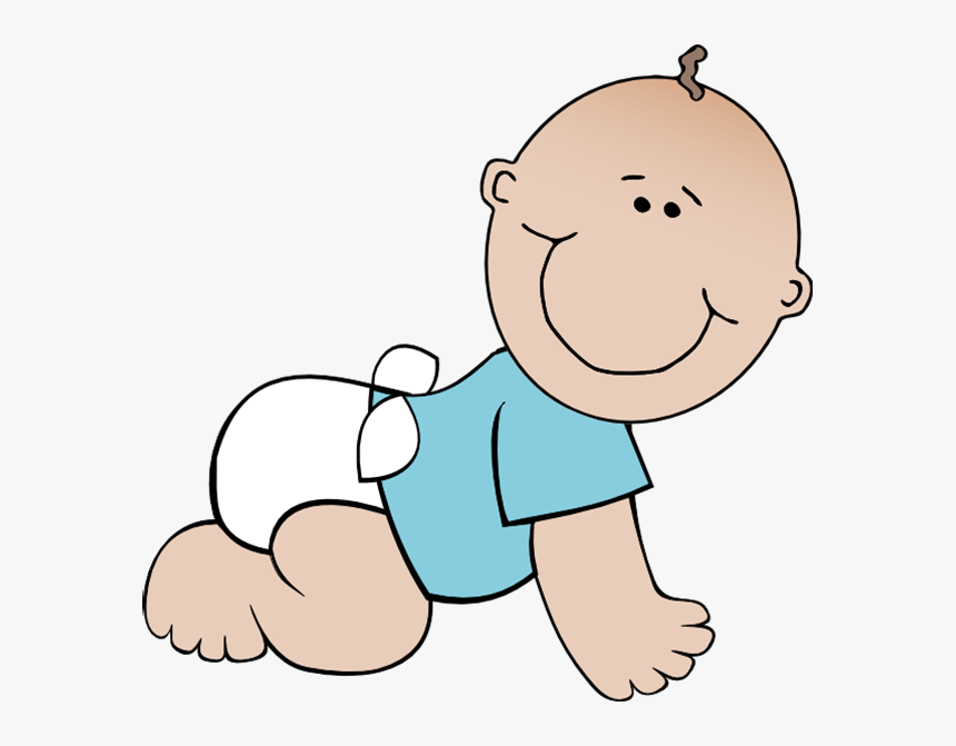 baby boy crawling clip art