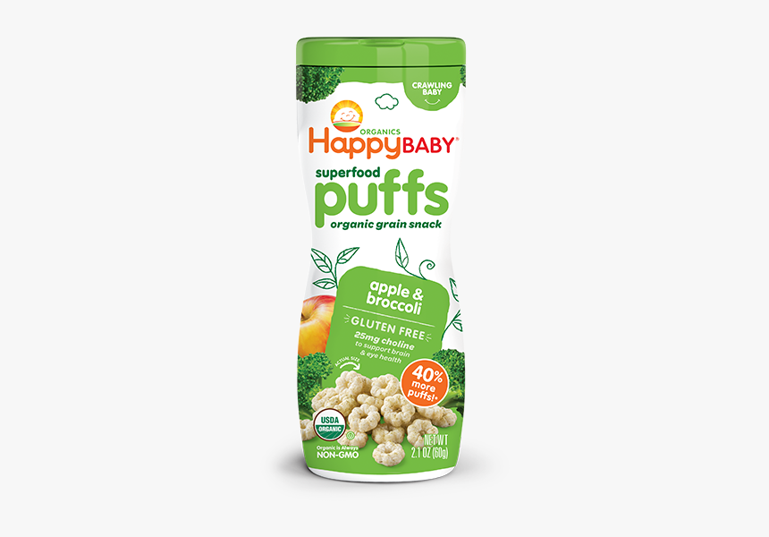 Apple & Broccoli"
 Class="fotorama Img - Happy Baby Superfood Puffs Apple & Broccoli, HD Png Download, Free Download