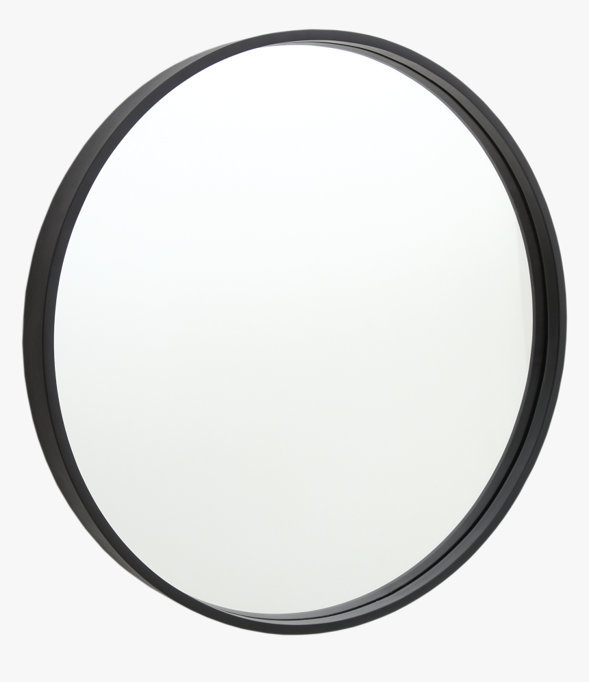 Round Mirror With Black Frame 600mm X 600mm - Circle, HD Png Download, Free Download