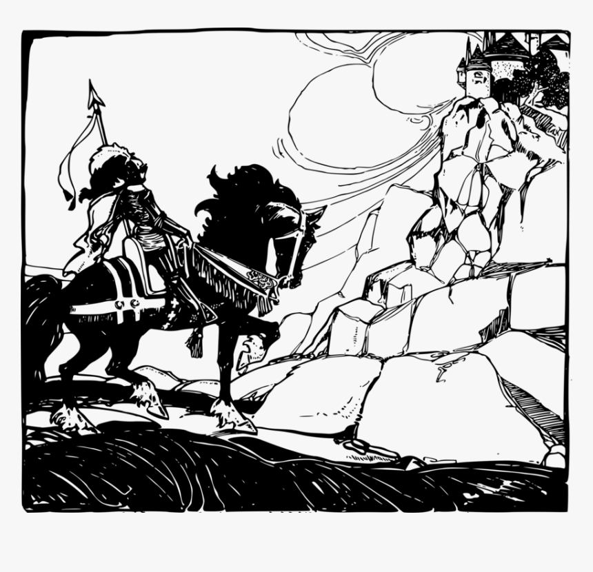 Comics,horse,chariot - Dungeon Public Domain, HD Png Download, Free Download