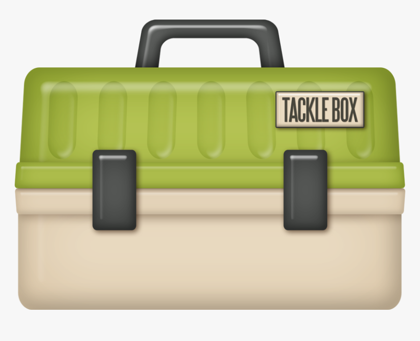 Fisherman Clipart Tackle Box - Tackle Box Clipart, HD Png Download, Free Download