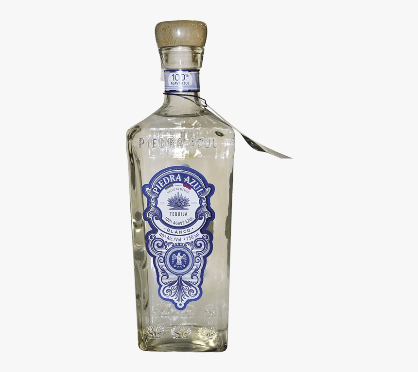Piedra Azul Tequila Blanco - Glass Bottle, HD Png Download, Free Download