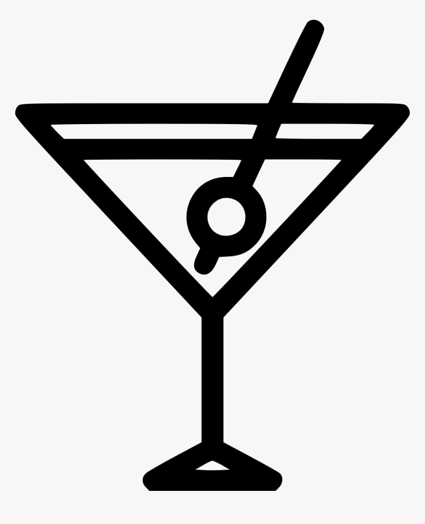 Martini Glass Wine Coctail Nightlife Party Png Icon - Nightlife Icon Png, Transparent Png, Free Download