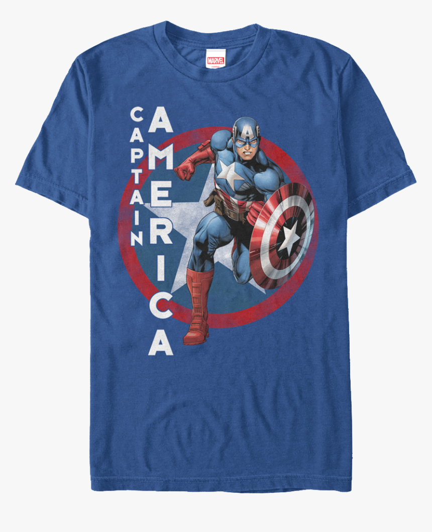 Running Captain America T-shirt, HD Png Download, Free Download