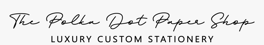 The Polka Dot Paper Shop - Calligraphy, HD Png Download, Free Download