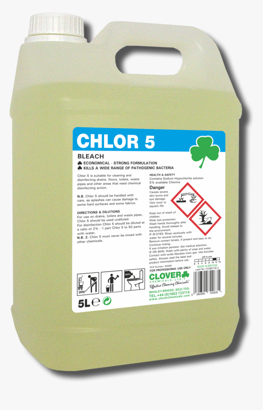 Hypochlorite Solution 5 Parts, HD Png Download, Free Download