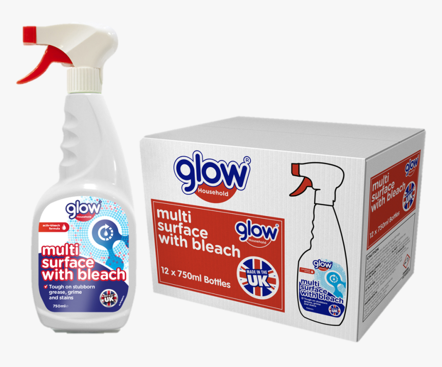 Concord Extra Glow Multi Surface Cleaner With Bleach - Box, HD Png Download, Free Download