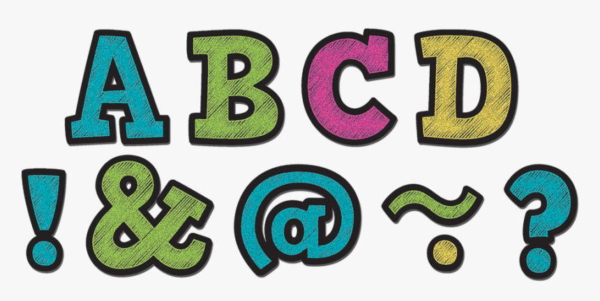 Teacher Created Resources Bold Block Letters, HD Png Download, Free Download