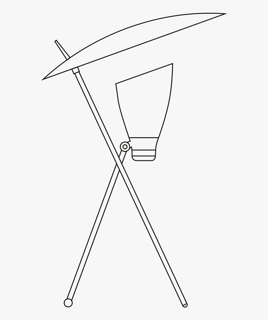 Silhouette Table Lamp Illustration - Technical Drawing, HD Png Download, Free Download