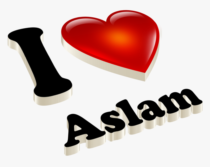 Aslam Heart Name Transparent Png - Heart, Png Download, Free Download