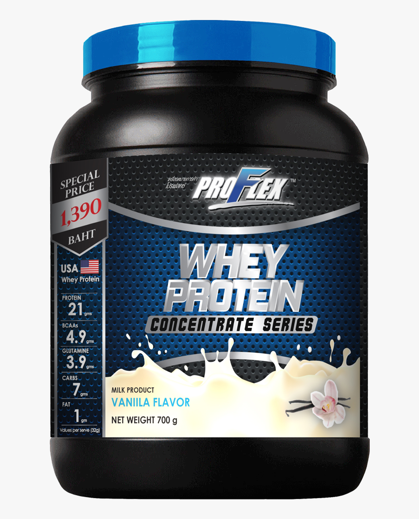 Proflex Concentrate Vanilla 700g - Proflex Whey Protein Vanilla, HD Png Download, Free Download