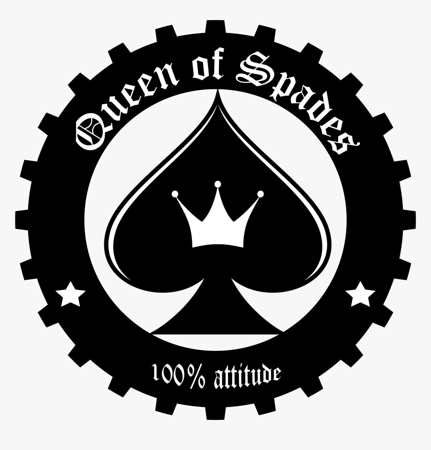 Queen Of Spades 100% Attitude - Gender Based Violence Png, Transparent Png, Free Download