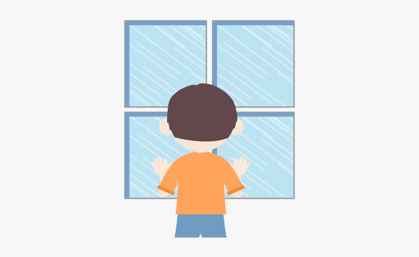 Window Outside Raining Clipart, HD Png Download, Free Download