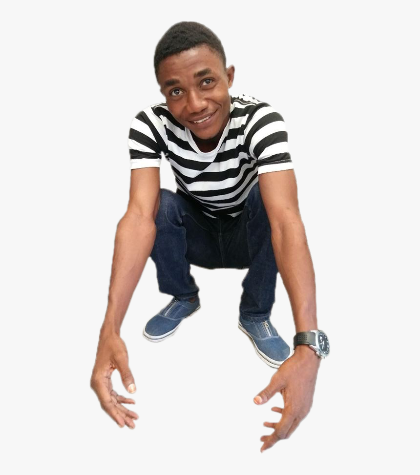 Squat And Smile Guy - Sitting, HD Png Download, Free Download