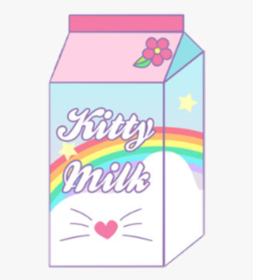 #kittymarley #kittymilk #rainbow #milk #gotmilk - Paper, HD Png Download, Free Download