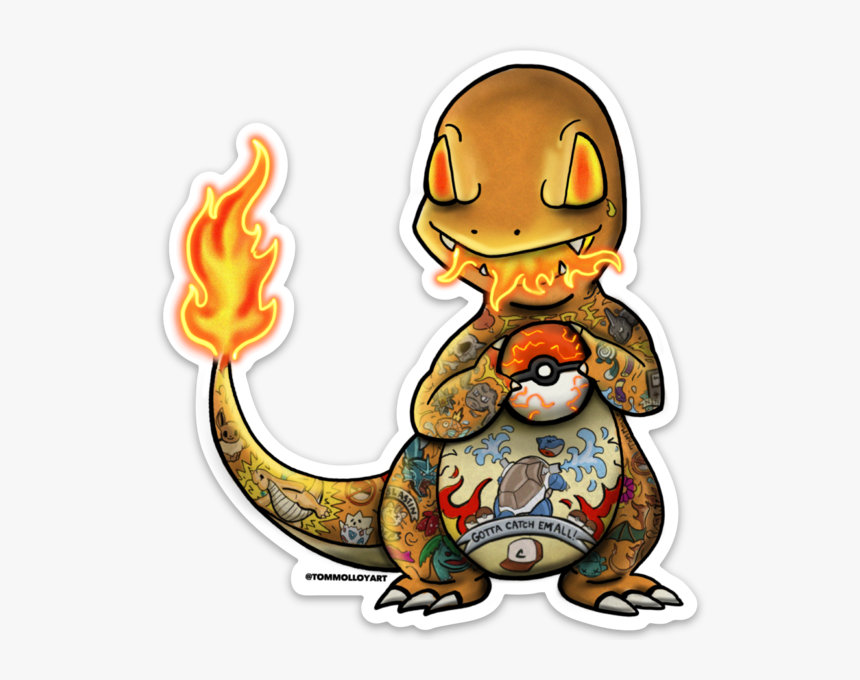 Charmander Sticker, HD Png Download, Free Download