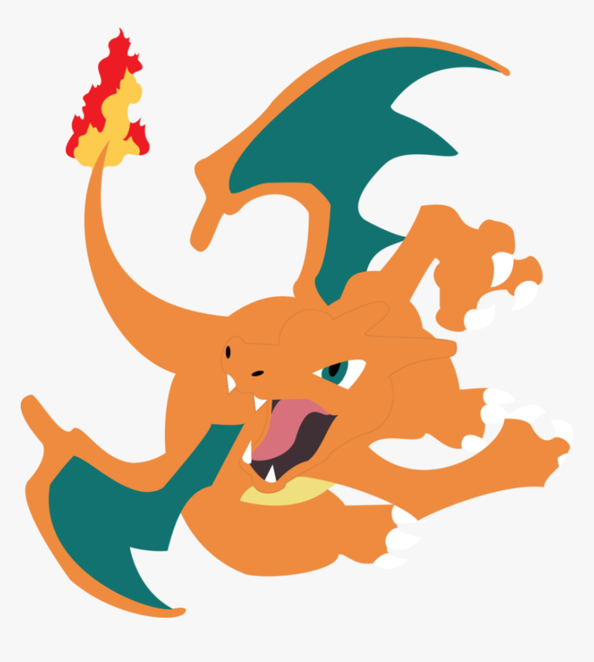 Charmander Vector Behind Clip Freeuse - Charizard Vector, HD Png Download, Free Download