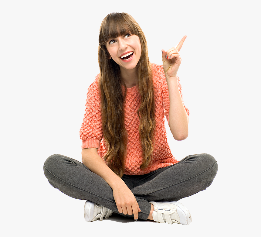 Sitting Girl Png Hd, Transparent Png, Free Download