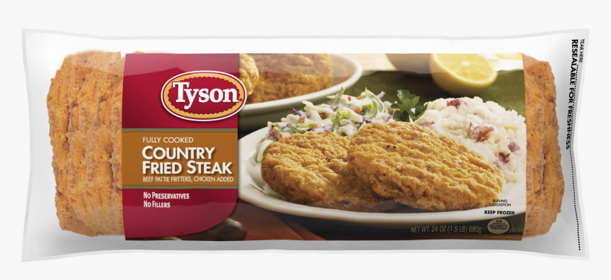 Fully Cooked, Country Fried, Beef Steak Fritters - Tyson Chicken, HD Png Download, Free Download
