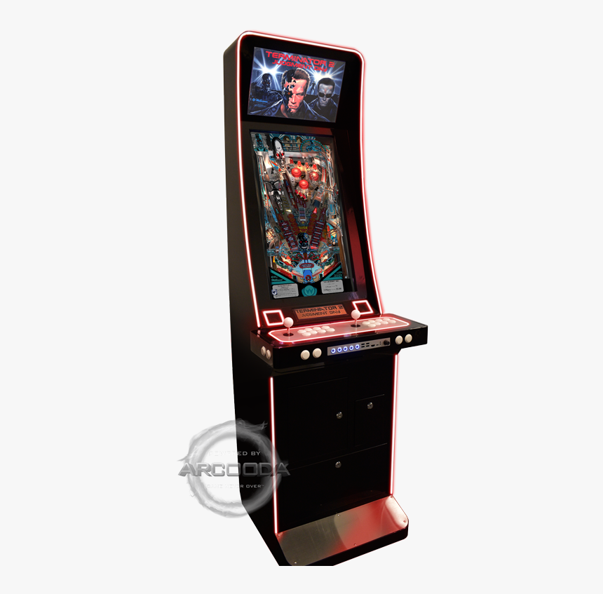 Arcooda Dynasty Pinball Machine - Terminator 2 Pinball, HD Png Download, Free Download