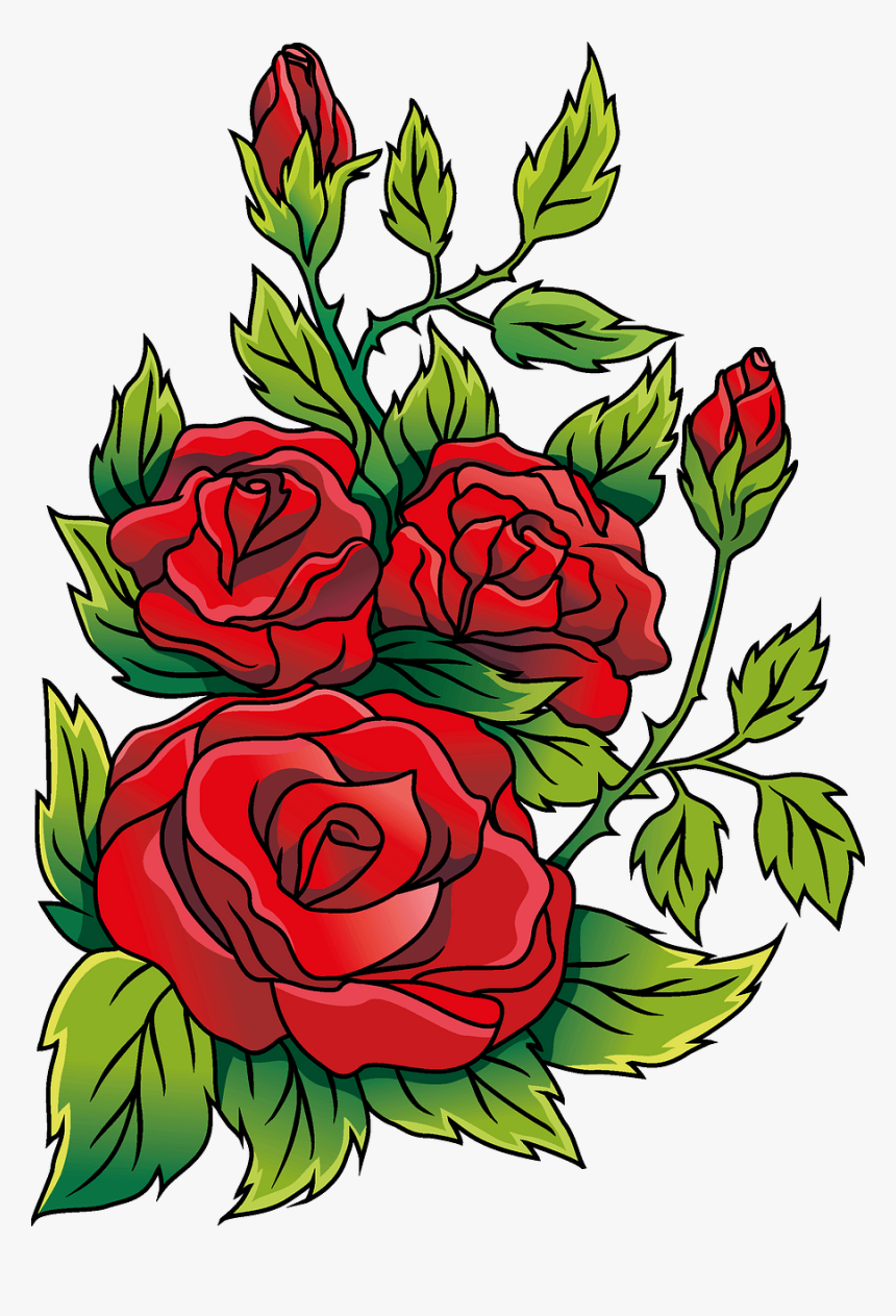 Garden Roses, HD Png Download, Free Download