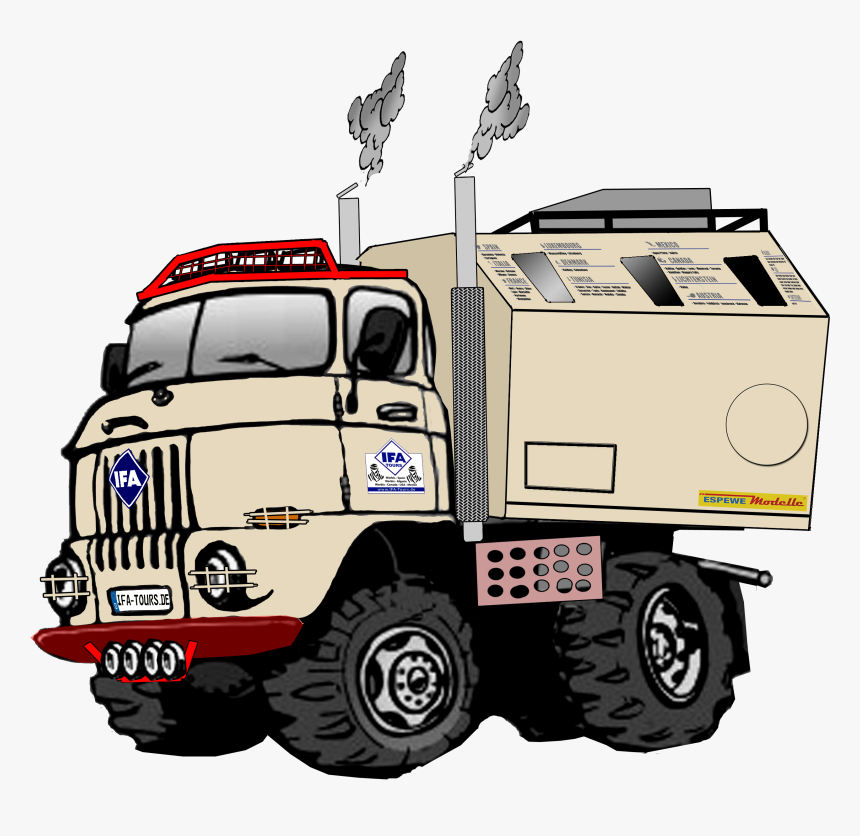 Trucking Vector Box Truck Clip Art Royalty Free Stock - Ifa W 50, HD Png Download, Free Download