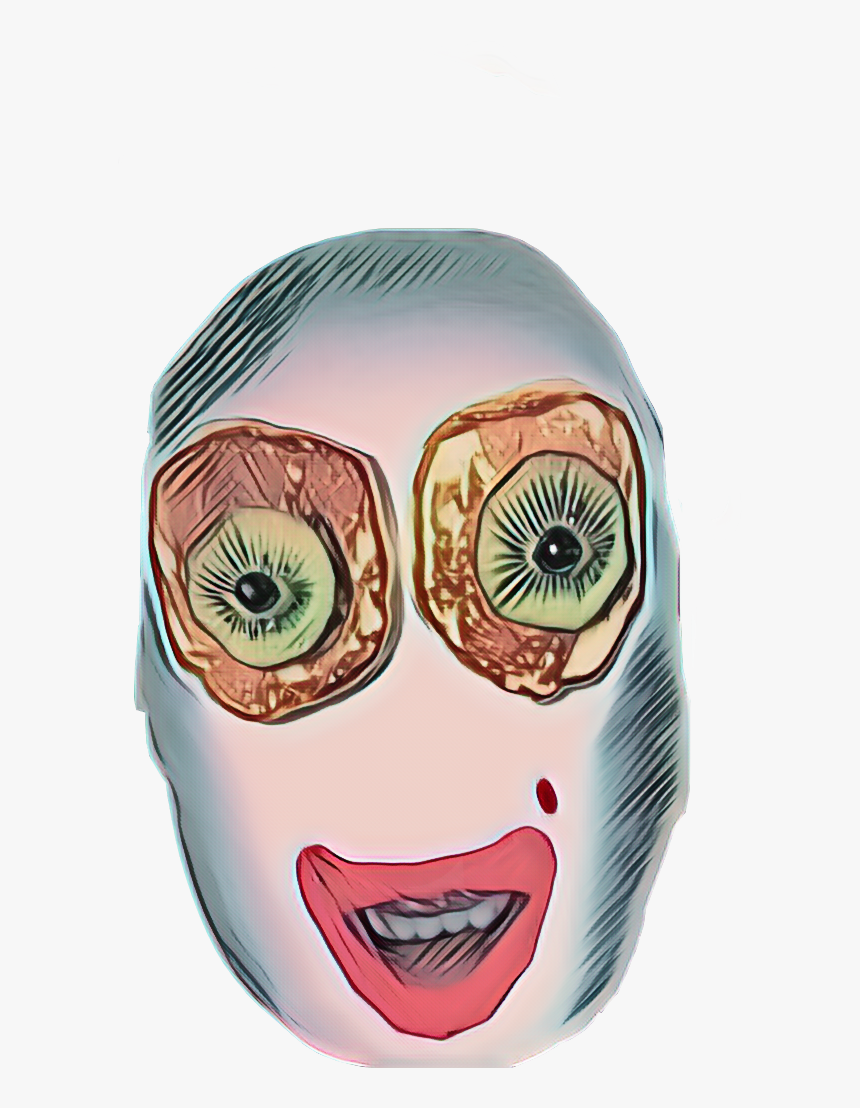 #strangeface #strange #face #weird #foodface #food - Illustration, HD Png Download, Free Download