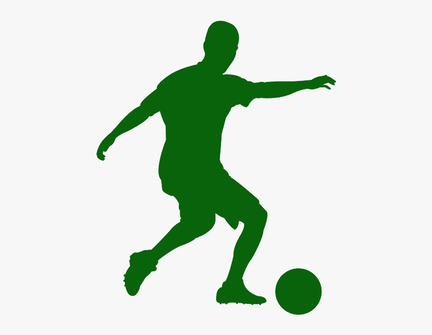 Silueta De Jugador De Futbol Para Imprimir, HD Png Download, Free Download