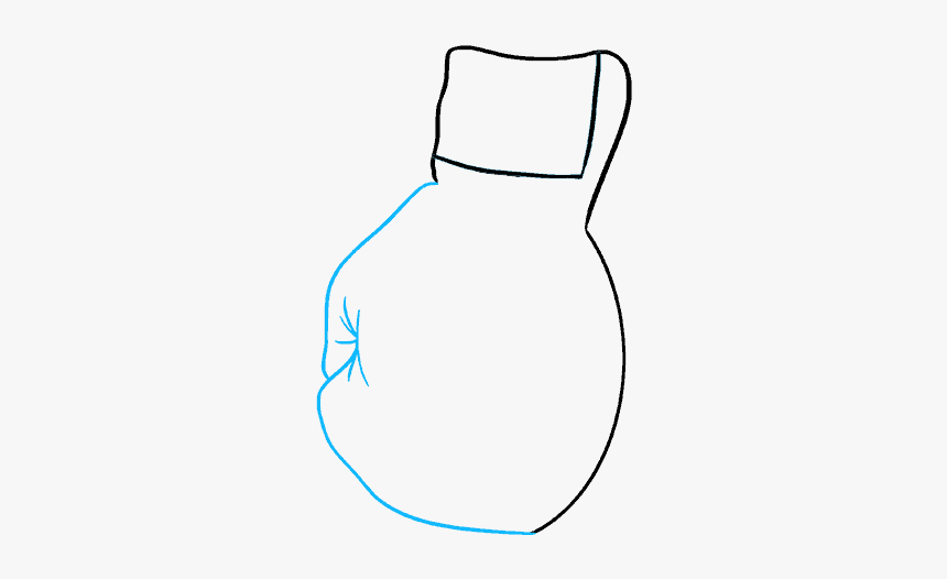 How To Draw Boxing Gloves - Line Art, HD Png Download, Free Download