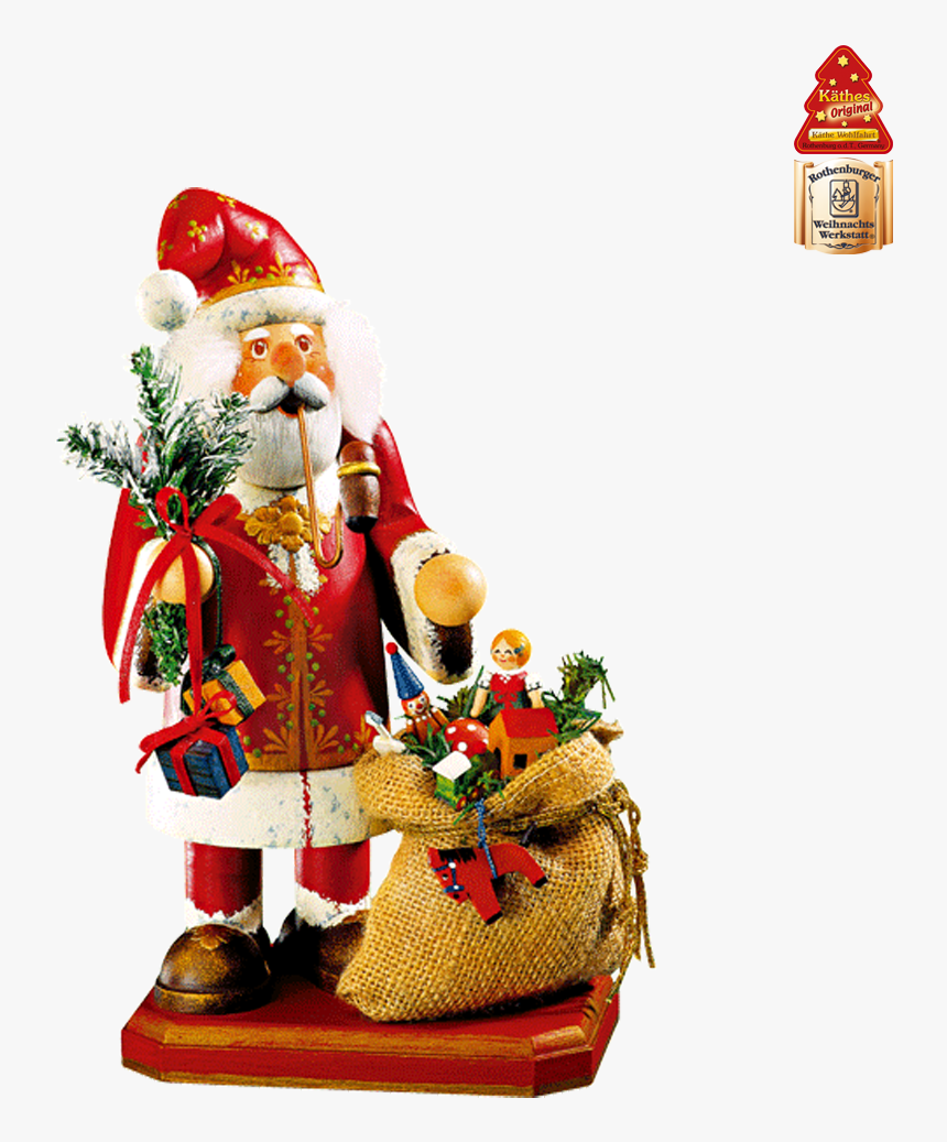 Holzknoddl Vintage Santa, Incense Smoker - Figurine, HD Png Download, Free Download