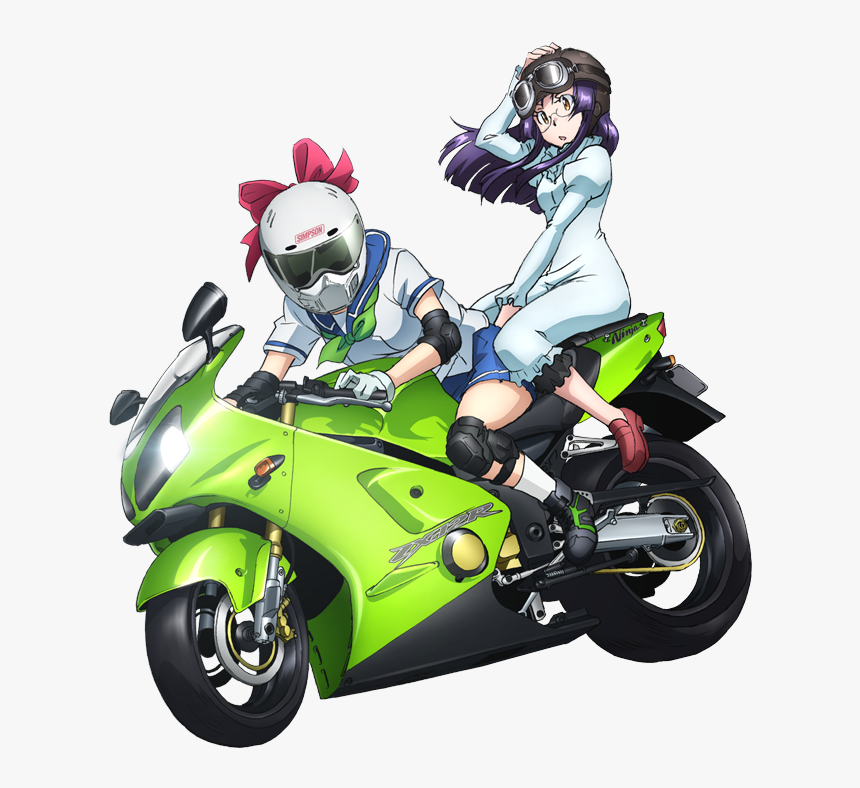 Drawing Motorcycle Anime - Motorcycle Anime, HD Png Download, Free Download