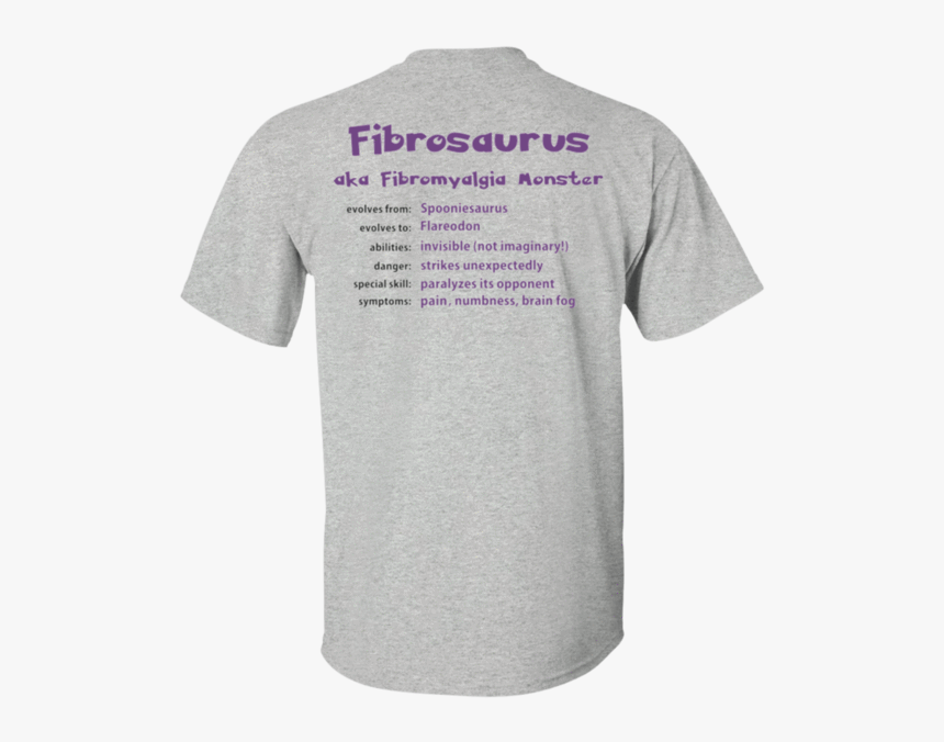 Fibromyalgia Monster Cotton Unisex Shirt - Active Shirt, HD Png Download, Free Download