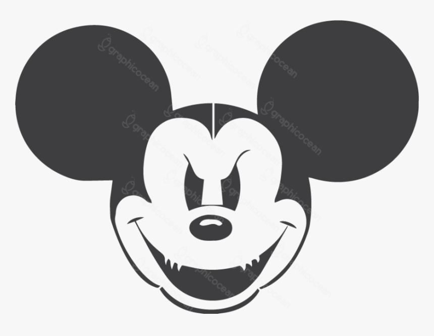 Evil Mickey Mouse Head, HD Png Download, Free Download