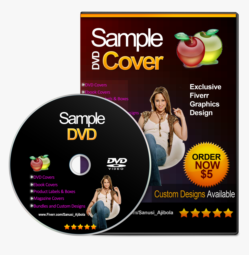 Design Cd Cover, Ebook,dvd,logo,banner Or Product Label - Dvd, HD Png Download, Free Download