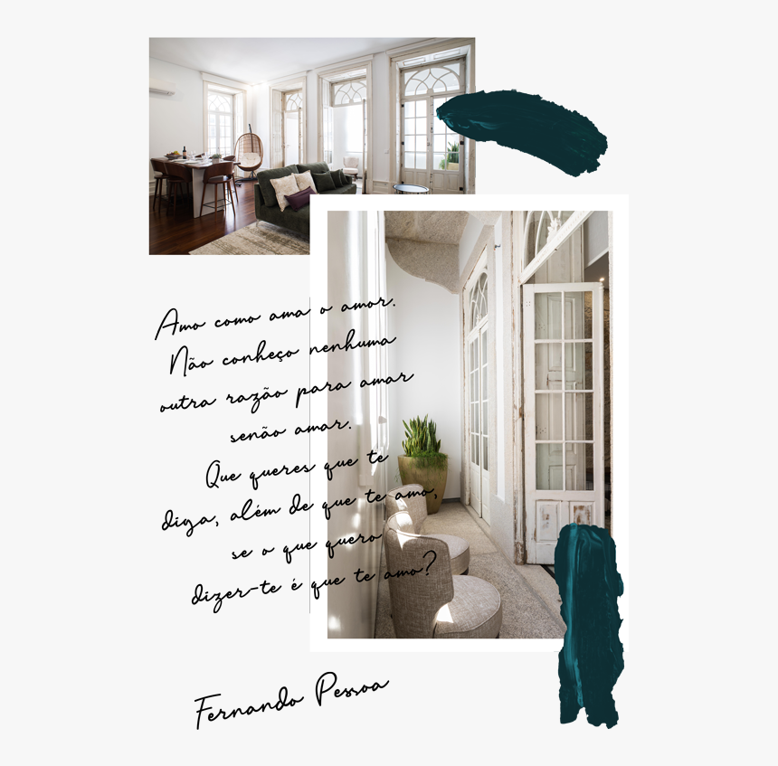 Quartos Imagem Fernandopessoa - Interior Design, HD Png Download, Free Download