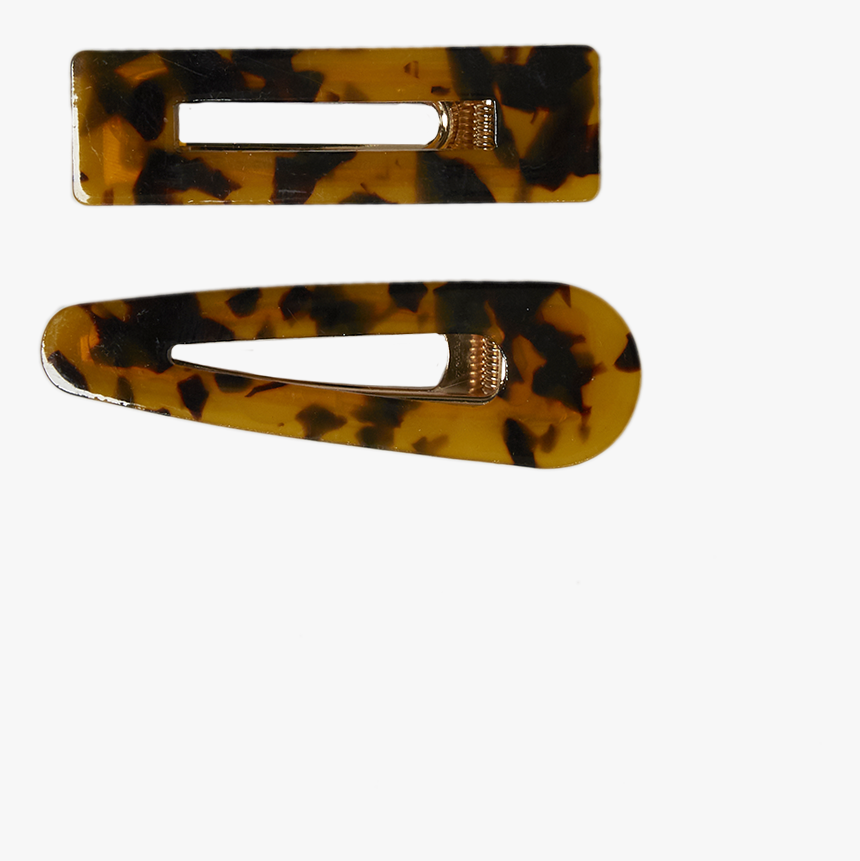 Tortoise Hair Clip Set In Colour Tortoise Shell - Sled, HD Png Download, Free Download