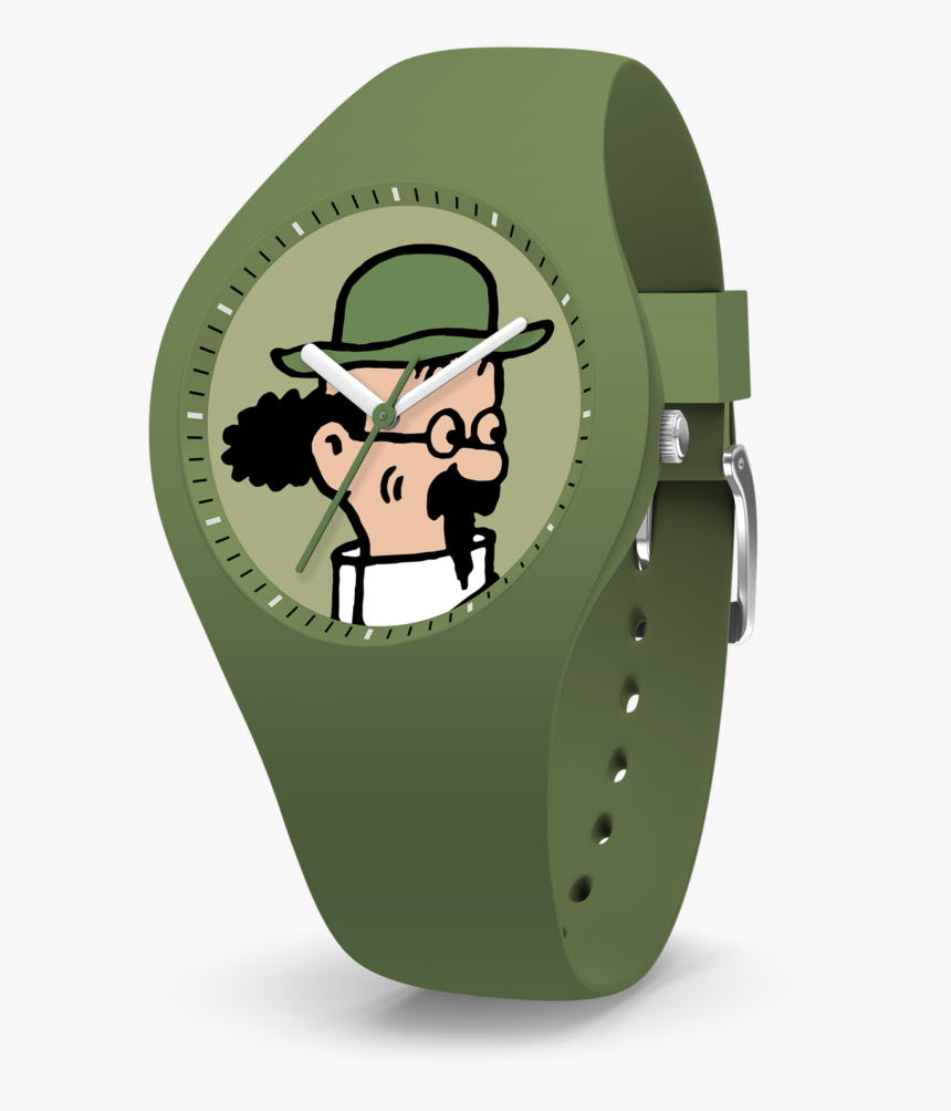 Professor Calculus In Green - Tintin 82447, HD Png Download, Free Download