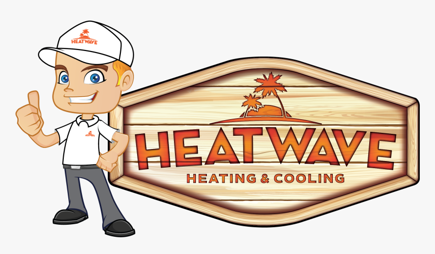 Heat Wave Hvac Logo - Heating, Ventilation, And Air Conditioning, HD Png Download, Free Download