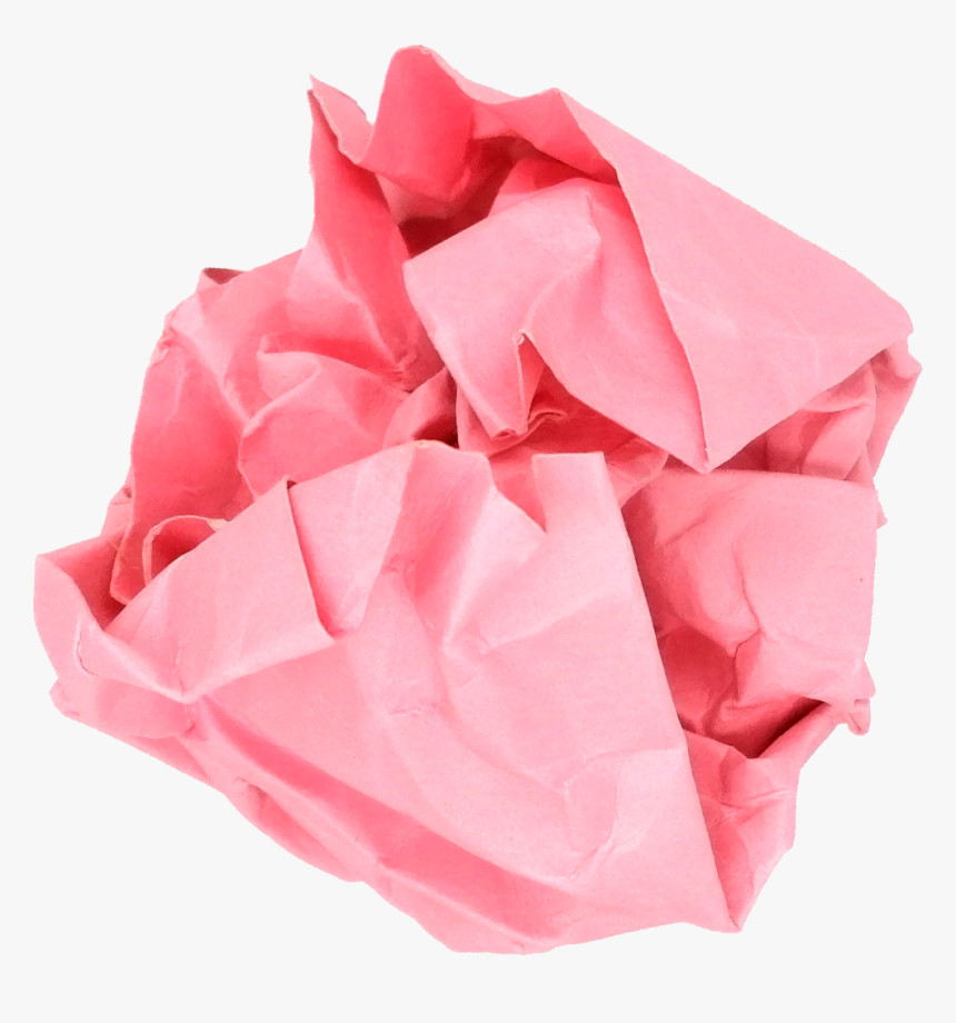 Crumpled Up Ball Paper 3 - Origami, HD Png Download, Free Download