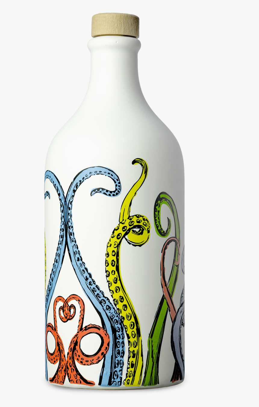 Tentacles Ceramic Jar - Bouteille Huile D Olive Ceramique, HD Png Download, Free Download