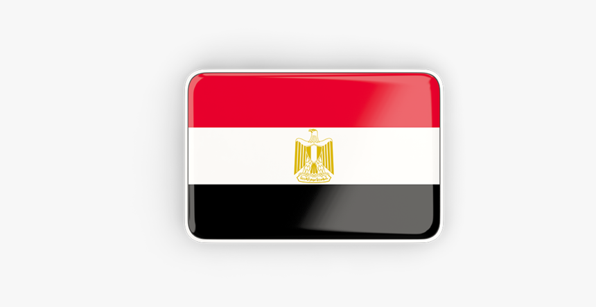 Rectangular Icon With Frame - Egypt Flag Rectangular, HD Png Download, Free Download