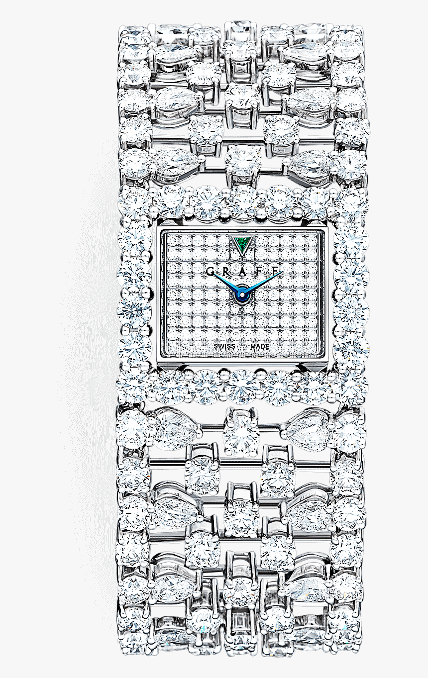 A Fully Set Lace Diamond High Jewellery Ladies Watch - Wall Clock, HD Png Download, Free Download