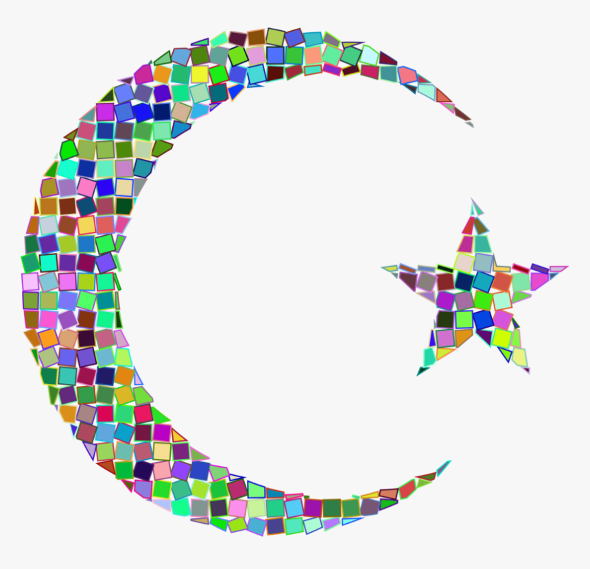 Symmetry,line,circle - Islam Crescent Clipart Png, Transparent Png, Free Download